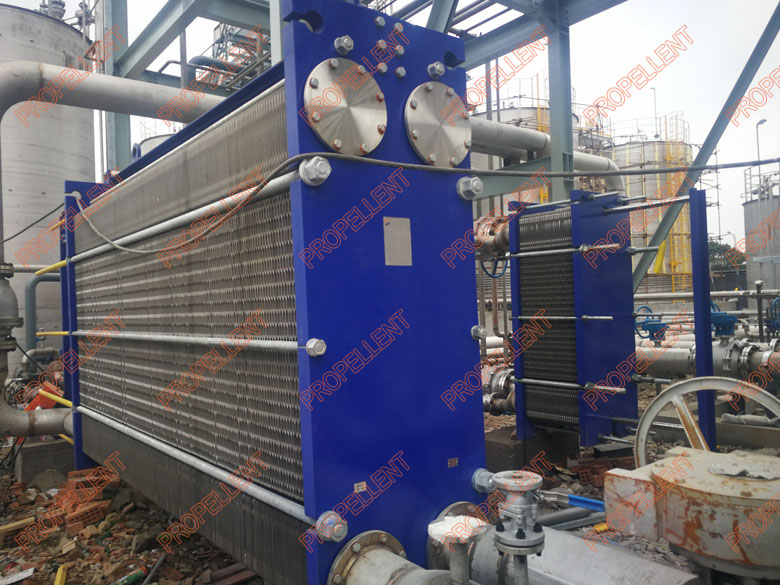 Propellent 300m2 wide gap plate heat exchanger was brought into operation in Germany
