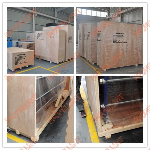 Plate heat exchangers for Laotian's paper mill are packed and ready to be delivered