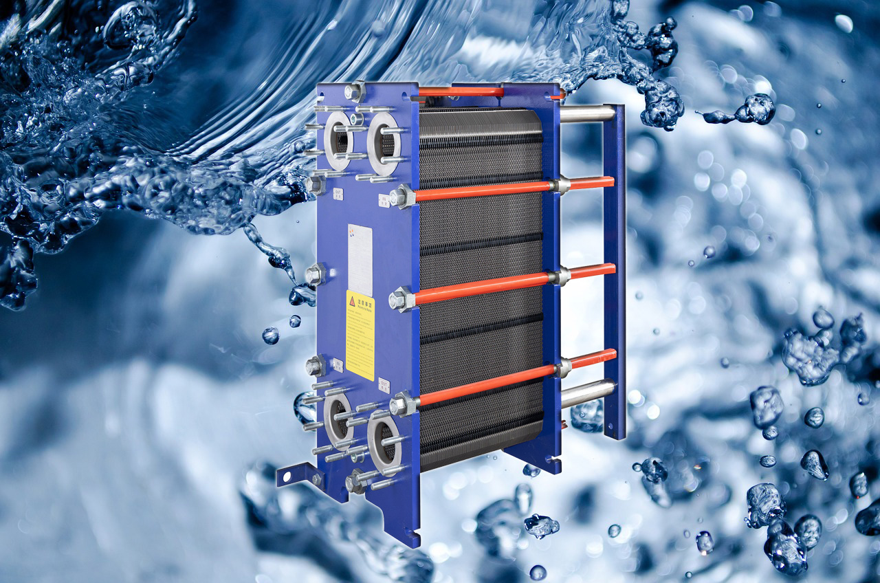 Plate heat exchanger unit can handle what types of fluids?