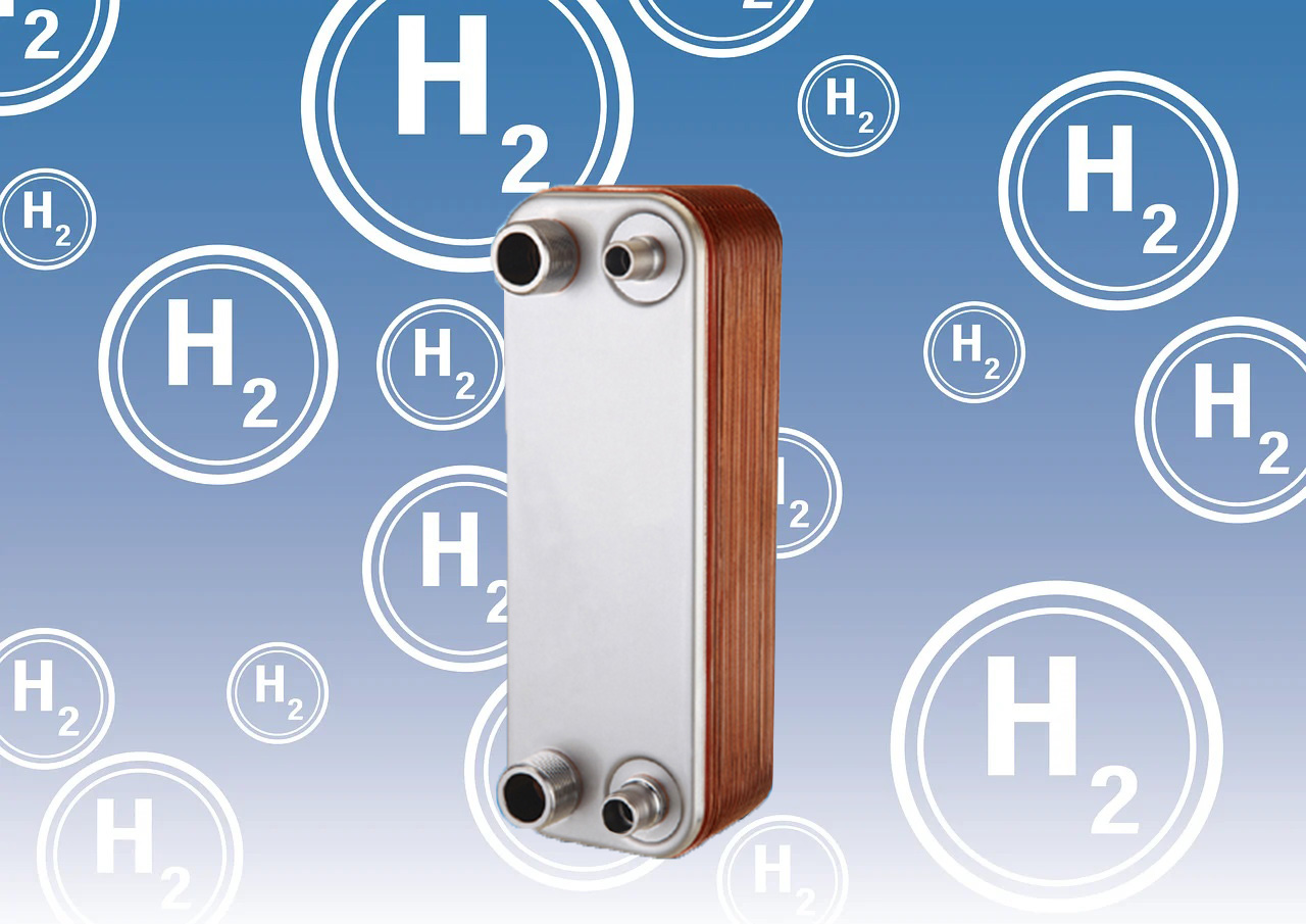 Brazed plate heat exchanger in clean hydrogen industry